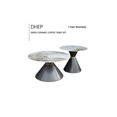 DHEP Ceramic Coffee Table Set GINZA