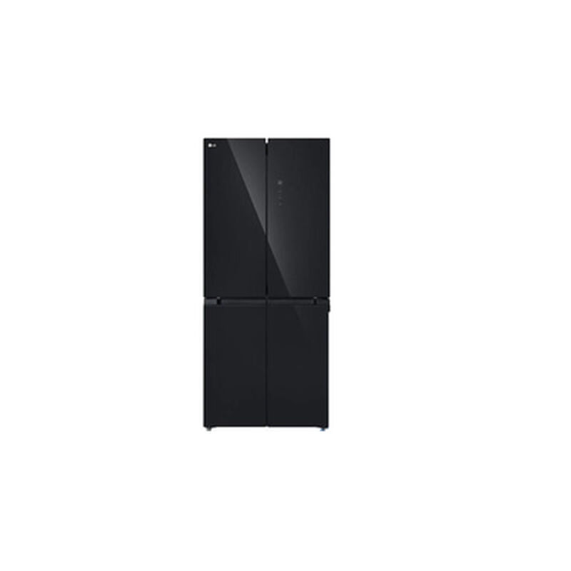 LG 4 Door Fridge 470l Black Glass GC-B48FMGAH.AMARLML-image 1