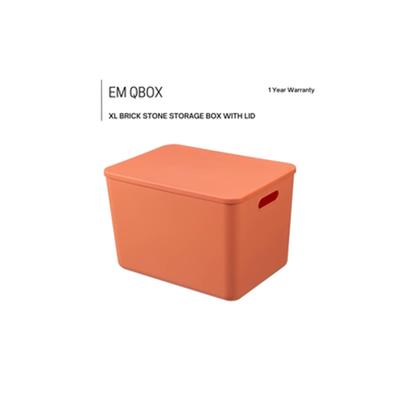 Brick Stone Storage Box With Lid EM QBOX XL-image null
