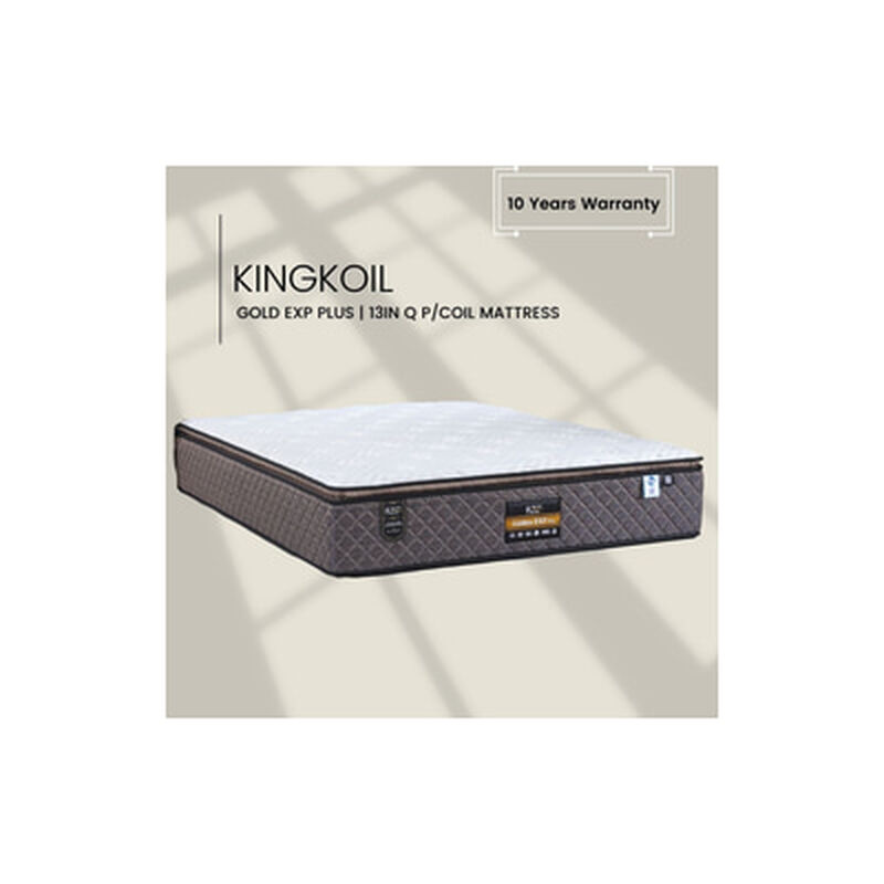 KINGKOIL Mf 13in Q Pocket Mat 3z Pocket+pillow Top GOLD EXP PLUS-image 6