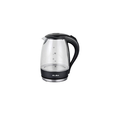 ELBA Glass Jug Kettle 1.7l EJK-F1723G(BK)