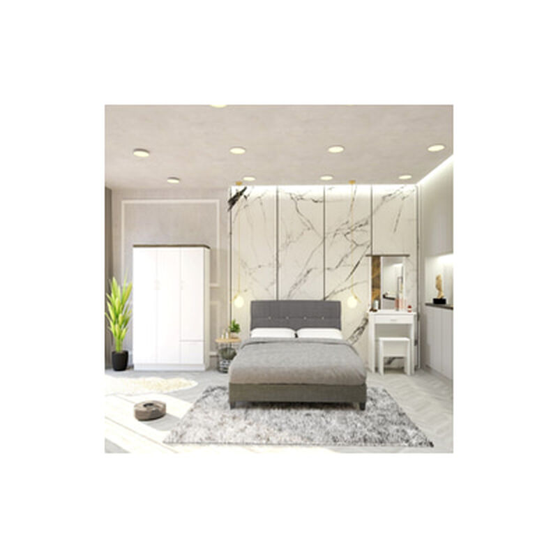 DHEP 4x6ft Q 4pcs Br Set Pu White TULIP-image 5