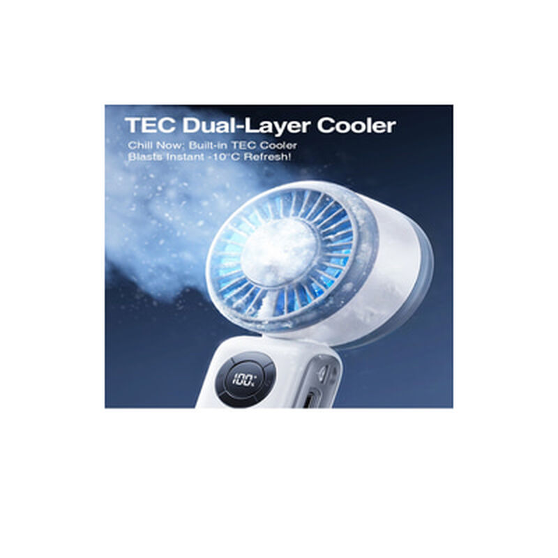 RTAKO H/held Ice High Speed Fan T50 WHITE(3600MAH)-image 5