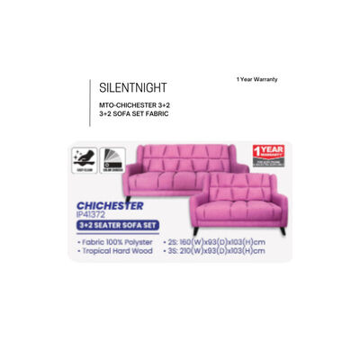 SILENTNIGHT Cp 3+2 Sofa Set MTO-CHICHESTER