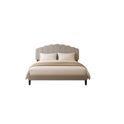 DHEP Q Divan Bed Fabric Grey Water Resistant Fabric LUMI