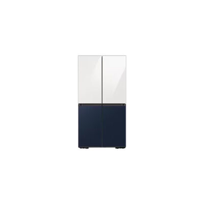 SAMSUNG 4 Door Fridge 667l Bespoke (white&navy) RF59CB0T08A/ME