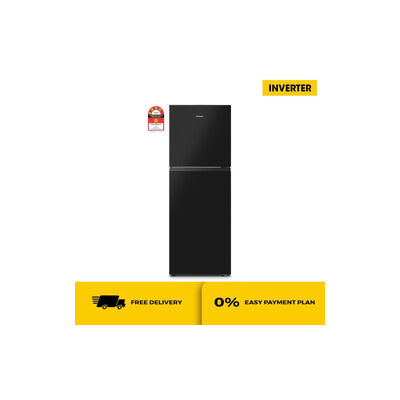 HISENSE 2 Door Fridge 320l(black) Inverter Black Metel 320l RT328N4ABN1