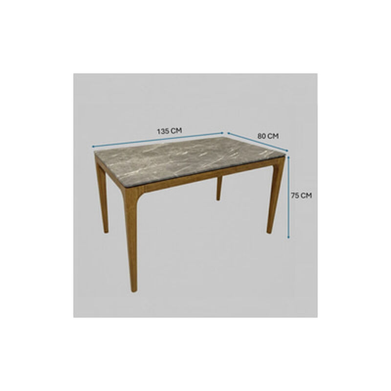 DHEP Wt 114x71cm 1+4 Solidwood Walnut Color JIRISAN (WALNUT)-image 4