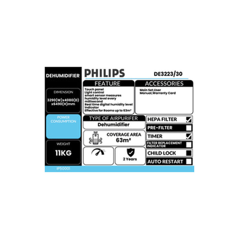 PHILIPS Dehumidifier DE3223/30-image 8